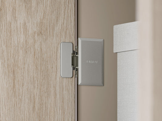 Salice Conecta Hinge for Wooden Doors 10-12.5mm Overlay - CQL3JE - From 22mm Thick