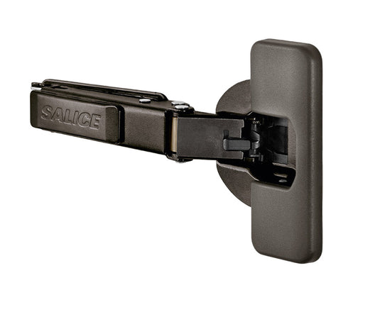 Salice Series N Silentia+ Soft Close 40mm Cup 94° Full Overlay Hinge - CNA7AE6 - Black Titanium