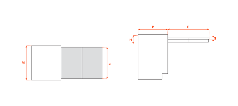 Load image into Gallery viewer, Salice Atim Cook technical drawing, 600mm