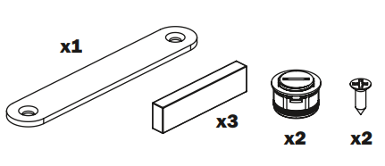 Load image into Gallery viewer, Salice Folder 180 4th Corner Magnet Kit for Base Version