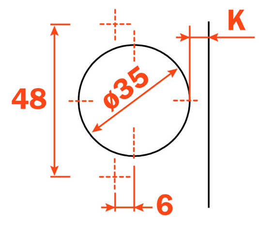 Salice 165° Full Overlay  Sprung Cabinet Hinge - C2AFA99