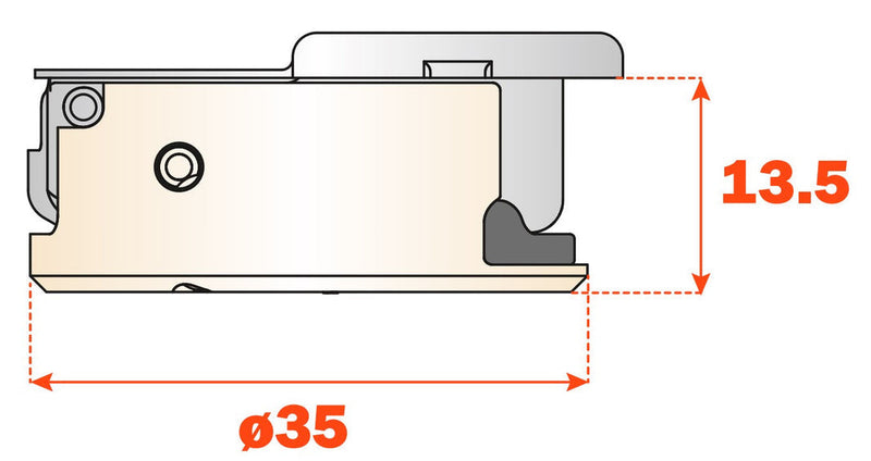 Load image into Gallery viewer, Salice Silentia+ Series 700 Soft Close Inset 110° Hinge 45mm Centres - C7P6PE9