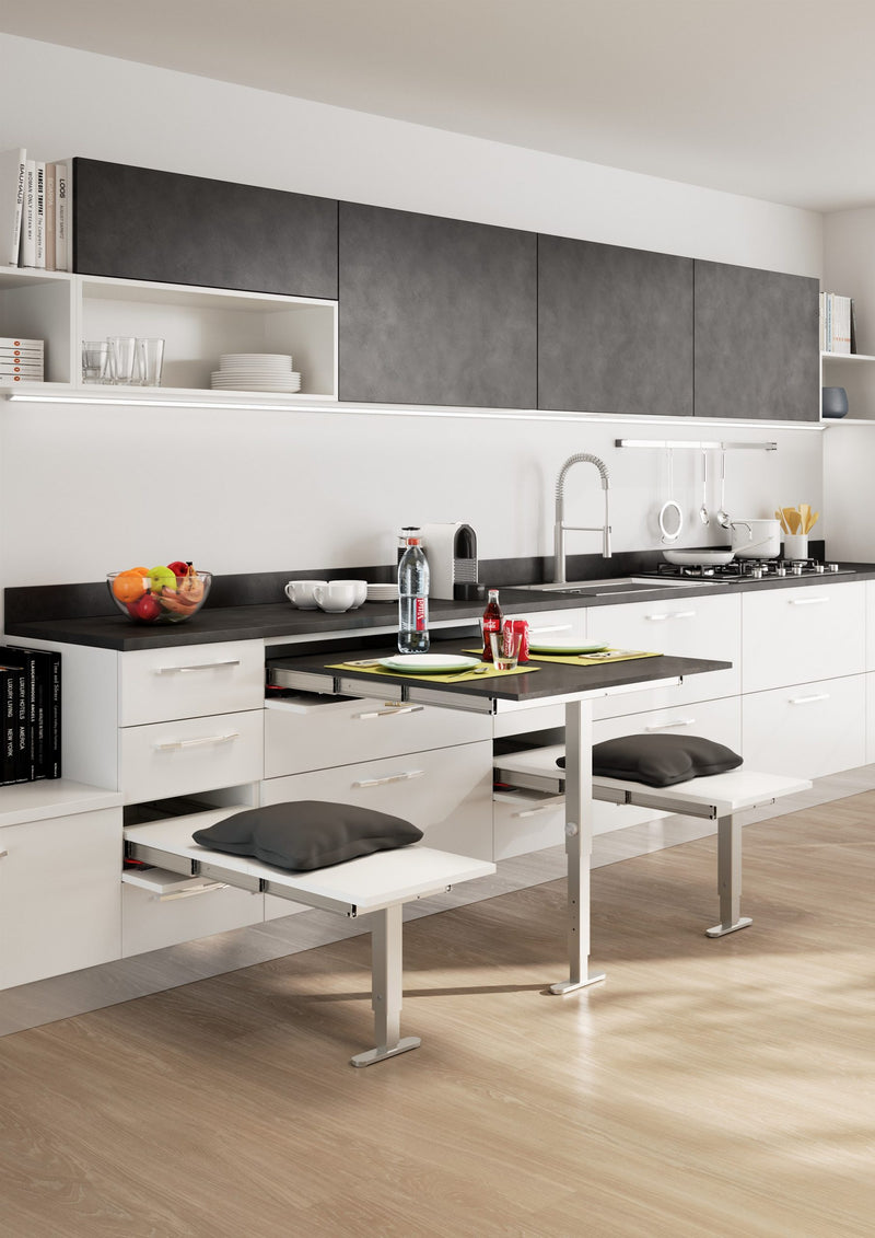 Load image into Gallery viewer, Salice Atim T-Bench pull-out seat extended
