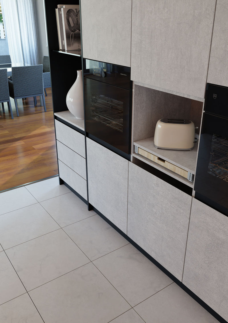 Load image into Gallery viewer, Salice Atim - Universal Box – Pull-out Column Worktop with Beech Cutlery Tray (600mm / 900mm Width)