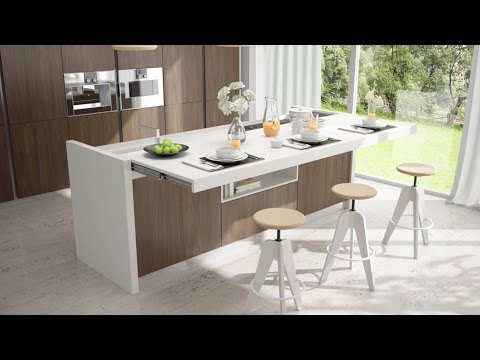 Load and play video in Gallery viewer, Atim Snack sliding kitchen counter demonstration