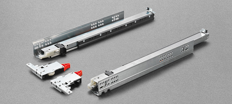 Load image into Gallery viewer, Salice Progressa+ G7E6P Concealed Drawer Runner - Push to Open (Handleless) - 13-16mm Sides