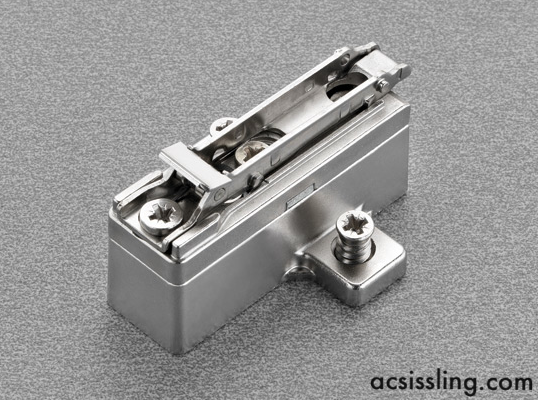 Load image into Gallery viewer, Salice Diecast Euro Clip-On 24mm Mount Plate - BARGRY9/16