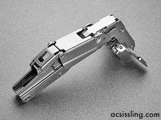 Salice 165° Half Overlay Sprung Cabinet Hinge - C2AFG99