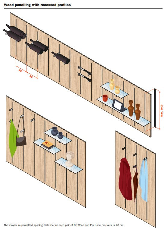 Load image into Gallery viewer, Salice Aluminium Pin Profile - 2950mm - Individual Lengths