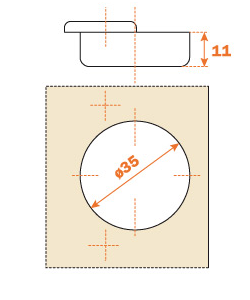 Load image into Gallery viewer, Salice TITANIUM 155° Full Overlay Sprung Cabinet Hinge - C2AKA66