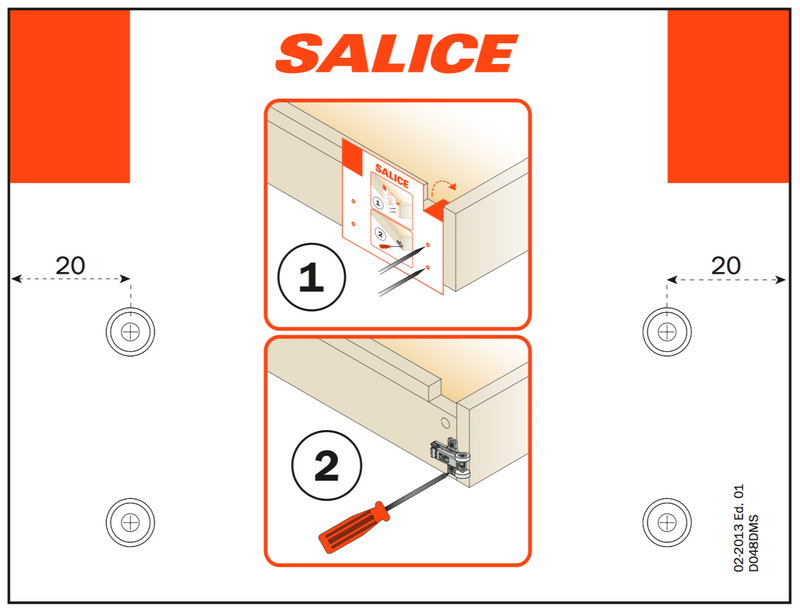 Load image into Gallery viewer, Salice Stabiliser Kit for Drawers