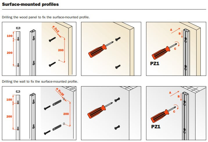 Load image into Gallery viewer, Salice Aluminium Pin Profile - 2950mm - Individual Lengths