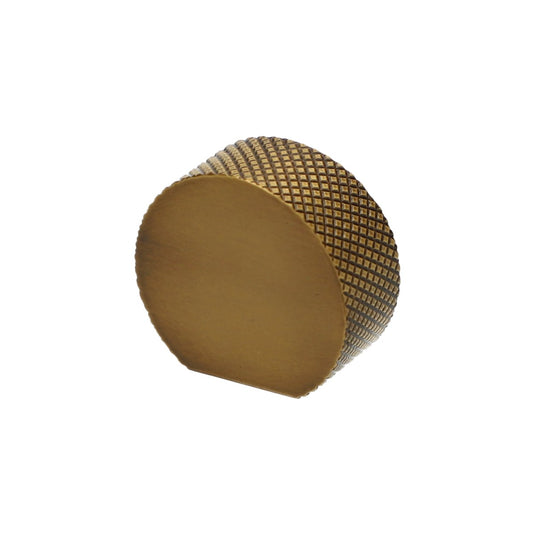 Alexander and Wilks - Severine Knurled Circular Chord Cupboard Knob
