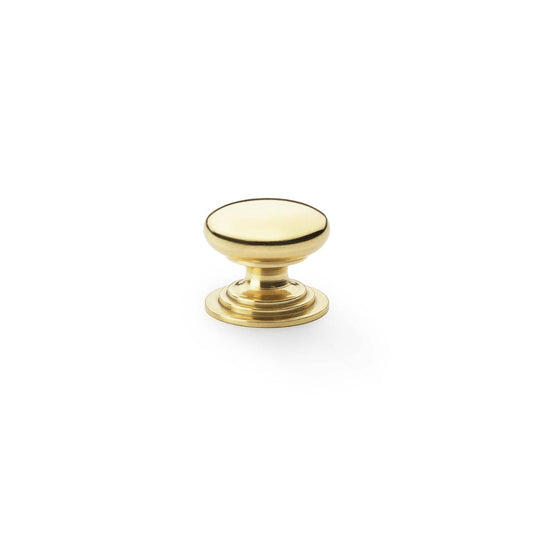 Alexander and Wilks Waltz Round Cupboard Knob on Stepped Rose