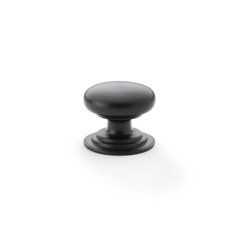 Load image into Gallery viewer, Alexander and Wilks Waltz Round Cupboard Knob on Stepped Rose
