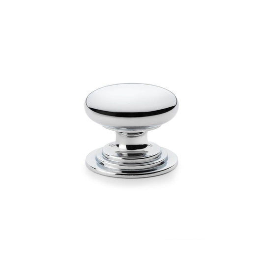 Alexander and Wilks Waltz Round Cupboard Knob on Stepped Rose
