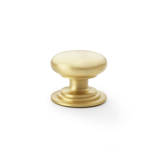 Alexander and Wilks Waltz Round Cupboard Knob on Stepped Rose