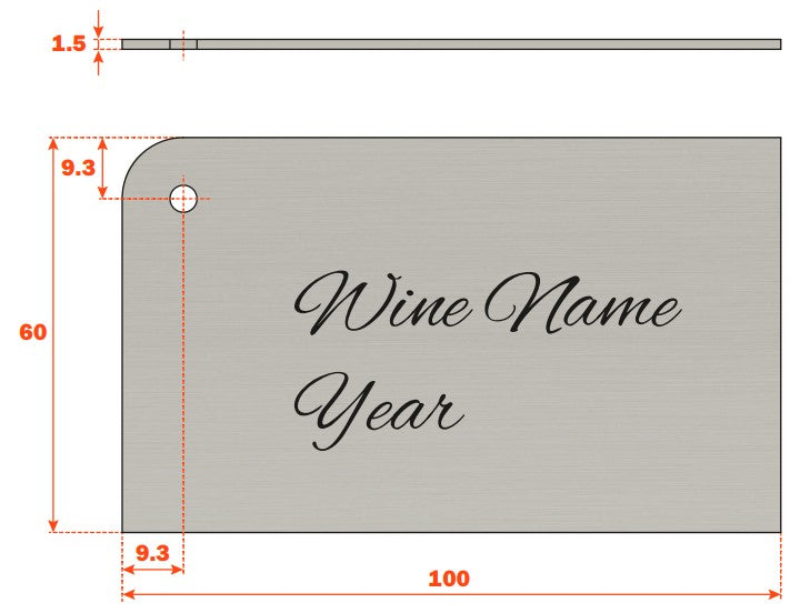 Load image into Gallery viewer, Salice Pin Wine Information Labels
