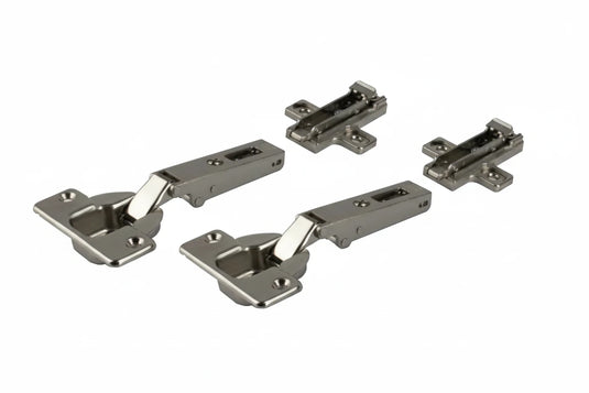 Overlay Hinge Set for Accuride 1432 (Pivot Sliding Pocket Door Gear)