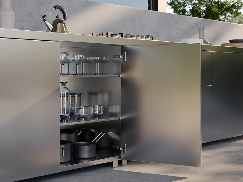 Load image into Gallery viewer, Salice Chromia Silentia+ 94° Hinge – Arm 0 (Full Overlay) - C7A6AEC - Pack of 10
