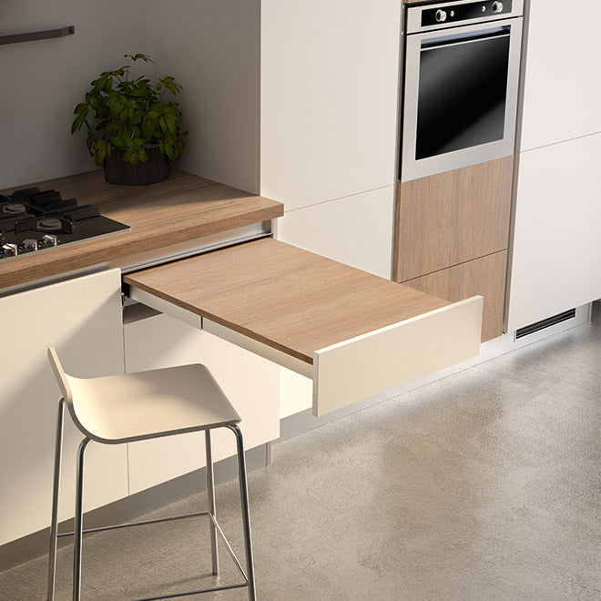 Load image into Gallery viewer, Salice Atim Ready pull-out table extended
