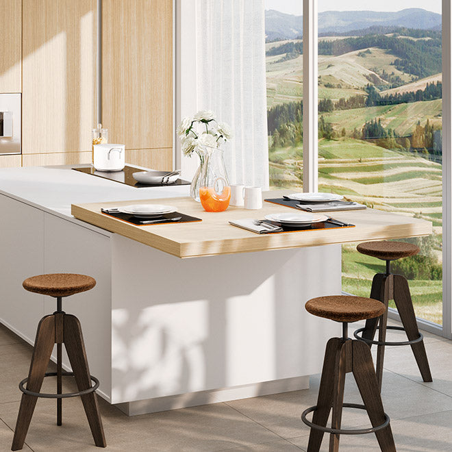 Load image into Gallery viewer, Salice Atim Snack Top sliding table top extended
