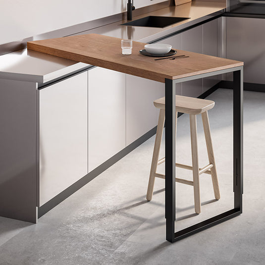 Salice Atim Sestante sliding and revolving table top extended