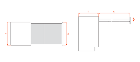 Salice Atim Ready technical drawing, 600mm version
