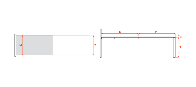 Load image into Gallery viewer, Salice Atim Voila Chair Reverse technical drawing, 900mm
