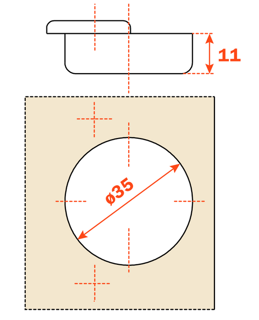 Salice Series 200 Sprung Full Overlay 94° Hinge 48mm Centres - C2ABA99