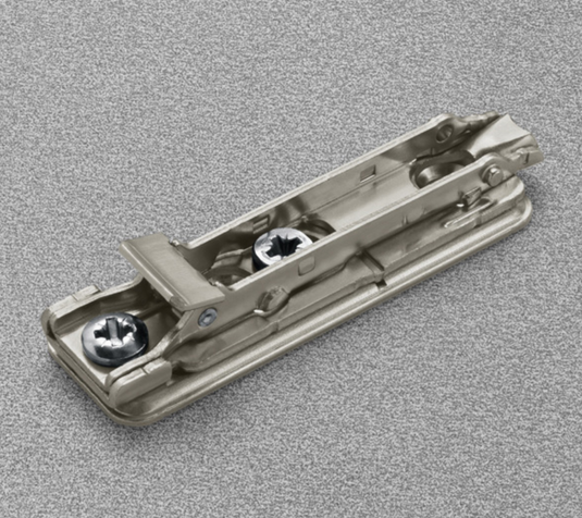 Salice Chromia Steel Straight Snap-On Mounting Plate 2mm - BAP3M2C