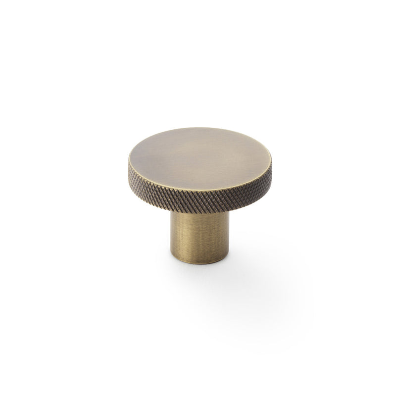 Load image into Gallery viewer, Alexander and Wilks - Hanover Knurled Circular Cupboard Knob
