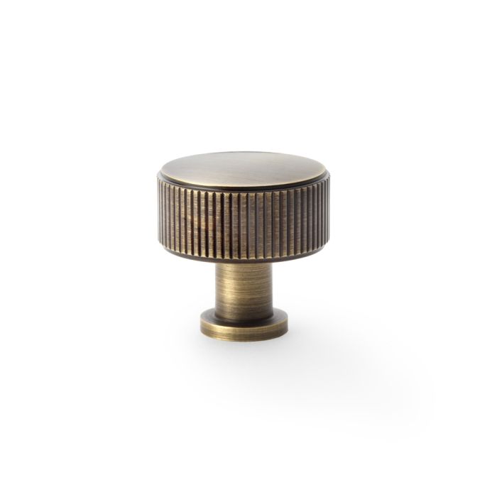 Load image into Gallery viewer, Alexander and Wilks Lucia Reeded Cupboard Knob
