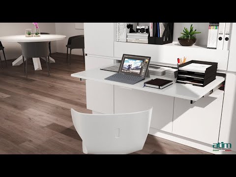 Load and play video in Gallery viewer, Atim Lunch +39 pull-out table demonstration
