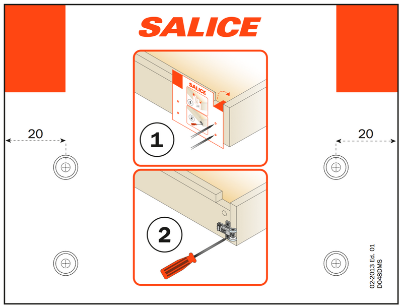 Load image into Gallery viewer, Salice Stabiliser Kit for Drawers
