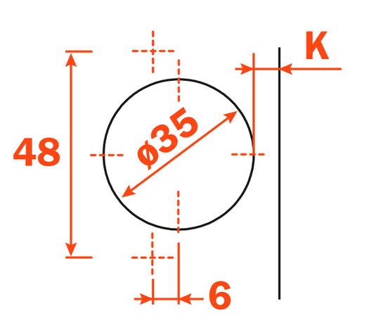 Salice Silentia+ Series 100 Integrated Soft Close 105° Hinge for 45° Angled Doors - C1A6ME9