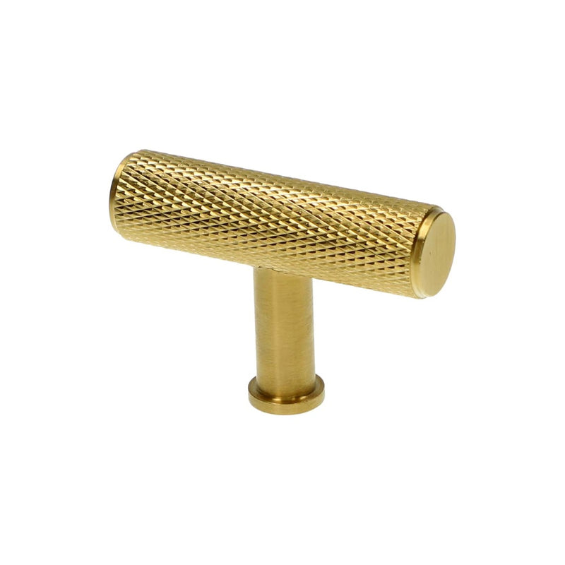 Load image into Gallery viewer, Alexander and Wilks - Crispin Knurled T-bar Cupboard Knob
