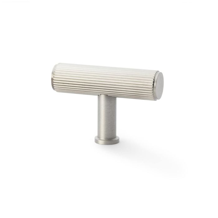 Load image into Gallery viewer, Alexander and Wilks Crispin Reeded T-bar Cupboard Knob
