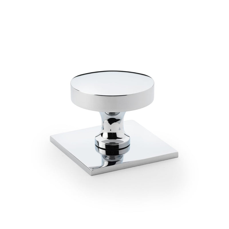 Load image into Gallery viewer, Alexander and Wilks Bullion Cupboard Knob on Square Backplate
